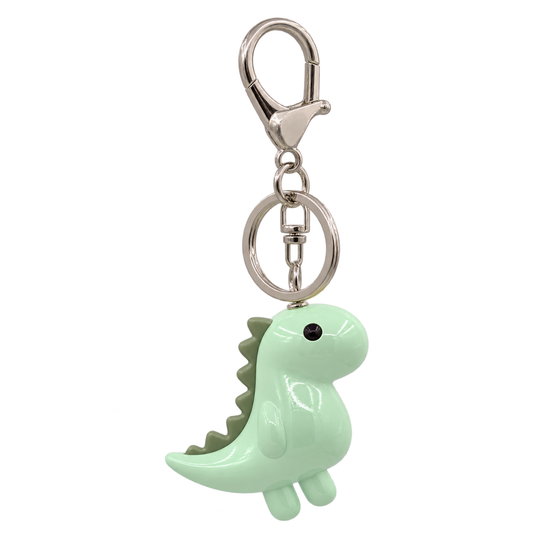 ACRYLIC DINOSAUR KEYCHAIN - GREEN