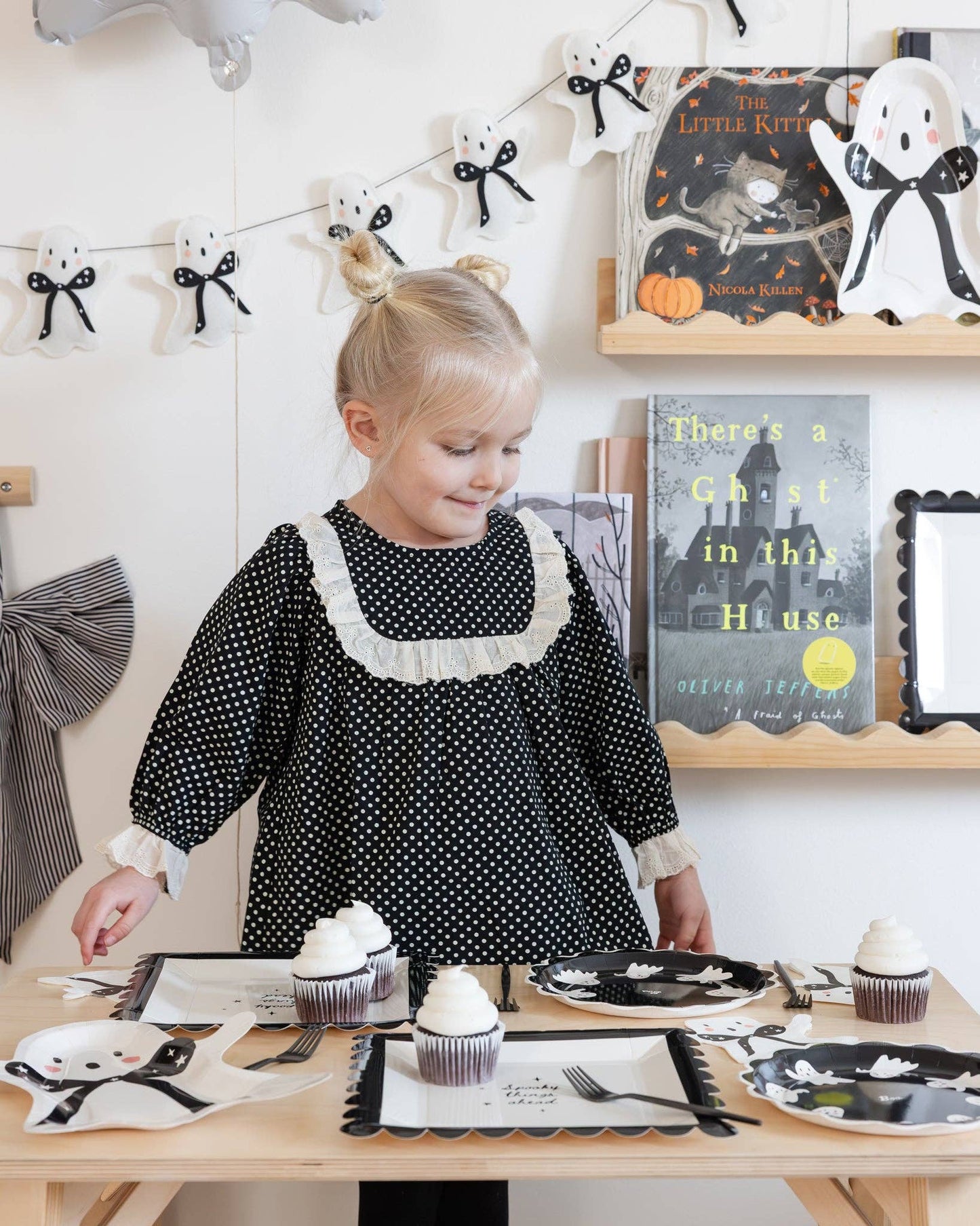 GHOST FELT HALLOWEEN BANNER