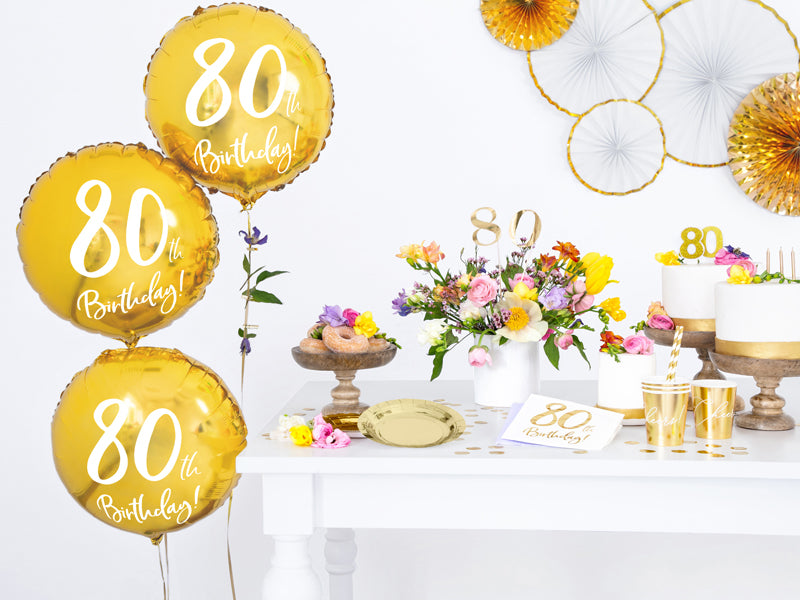 80th birthday party decor