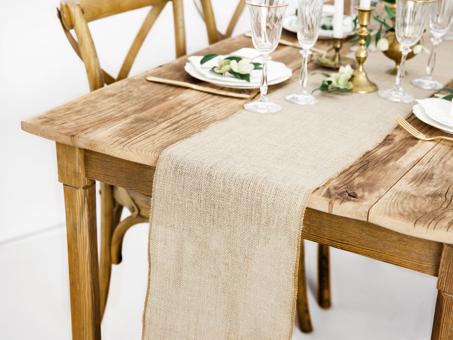 NATURAL JUTE TABLE RUNNER