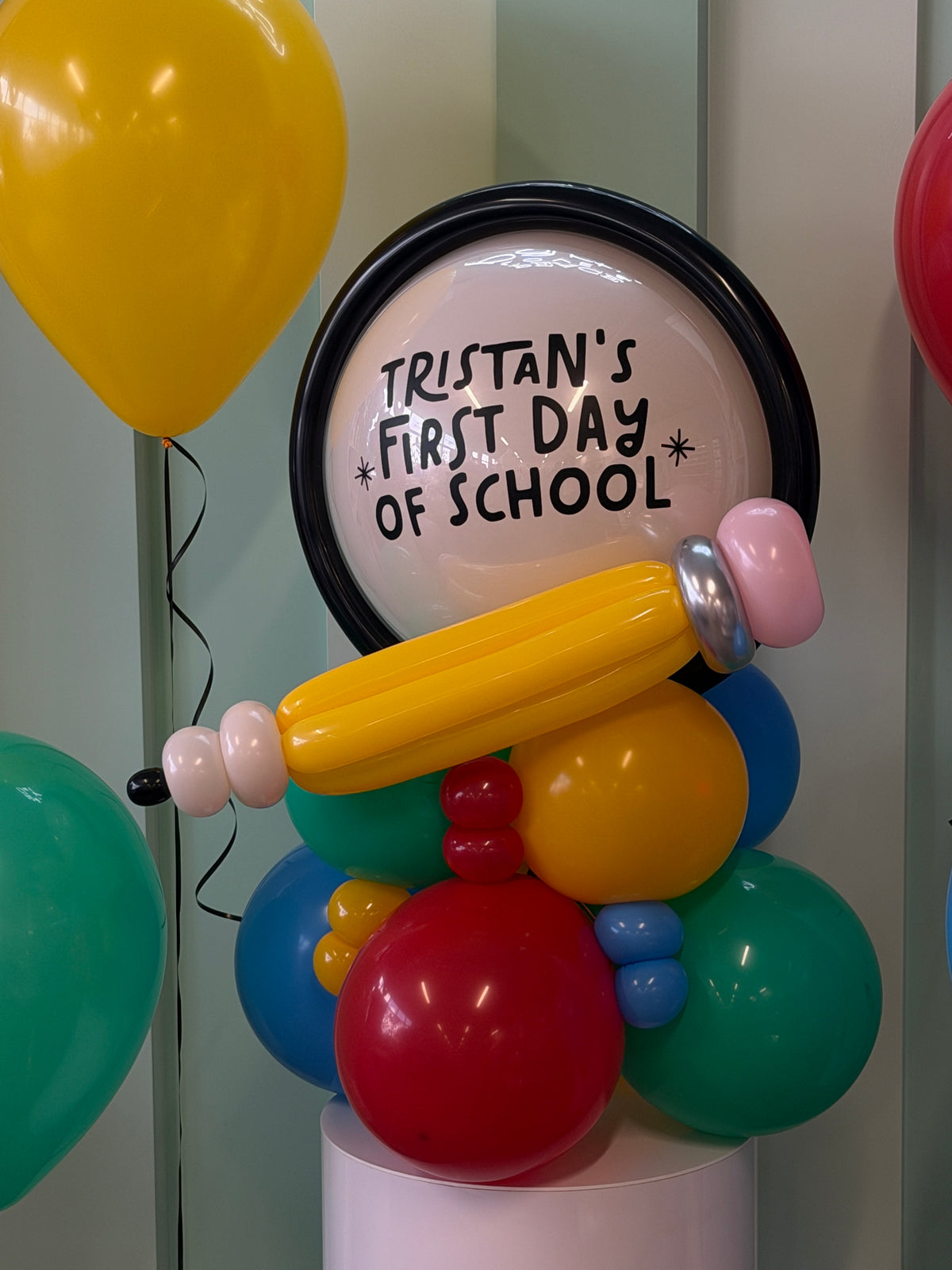 FIRST DAY OF SCHOOL BALLOON STACKER