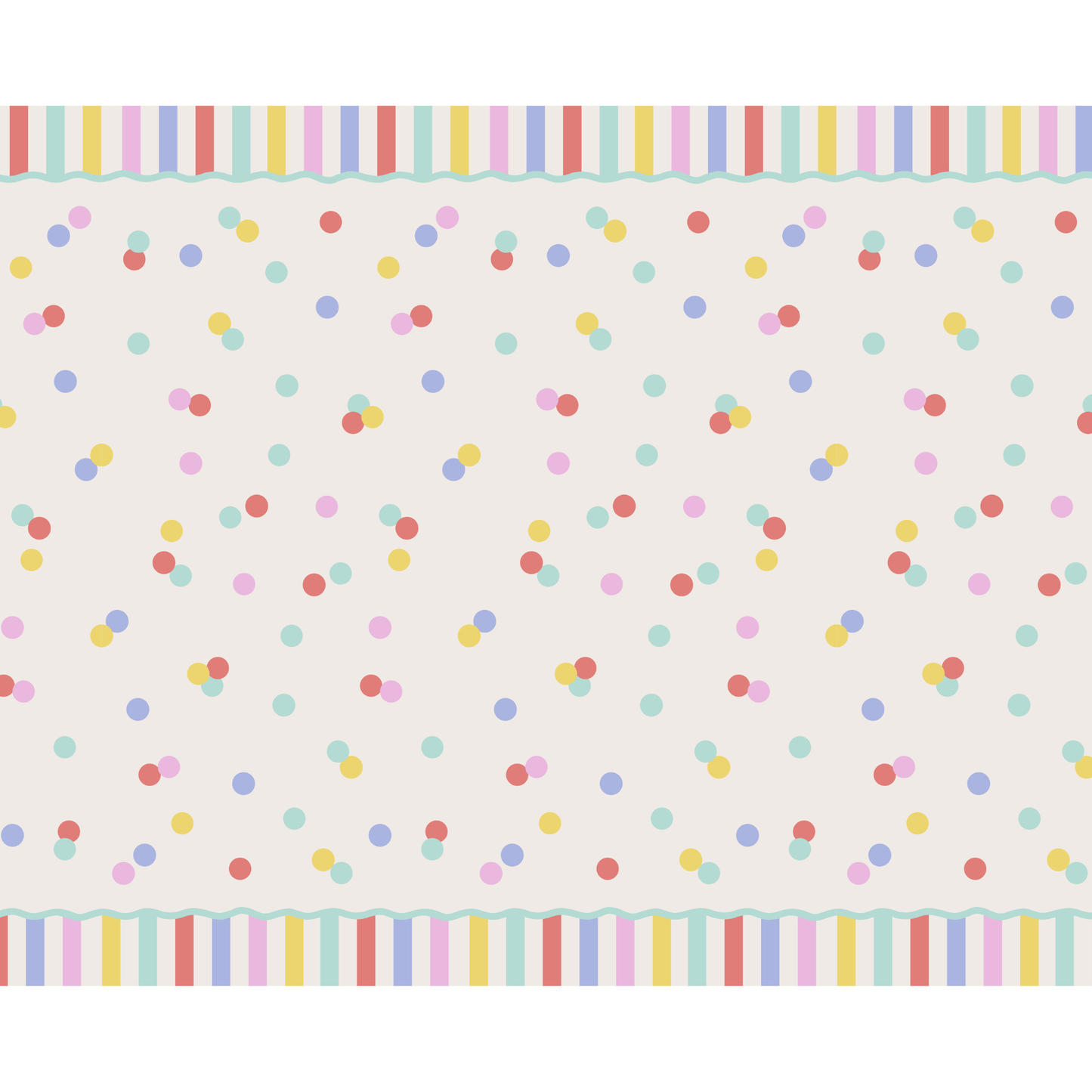 CONFETTI PAPER TABLECLOTH