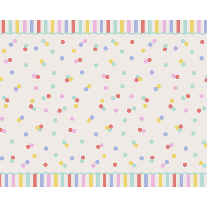 CONFETTI PAPER TABLECLOTH