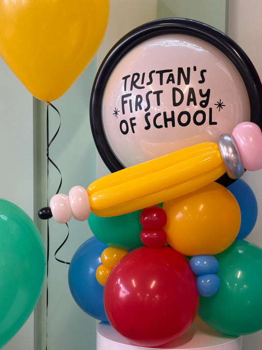 FIRST DAY OF SCHOOL BALLOON STACKER