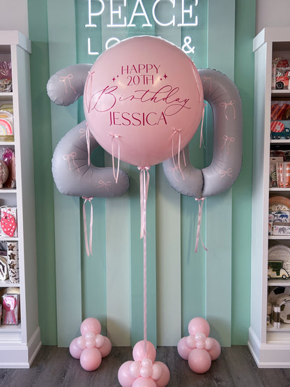 BOW BIRTHDAY BALLOON BUNDLE