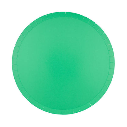 GREEN DESSERT PLATES