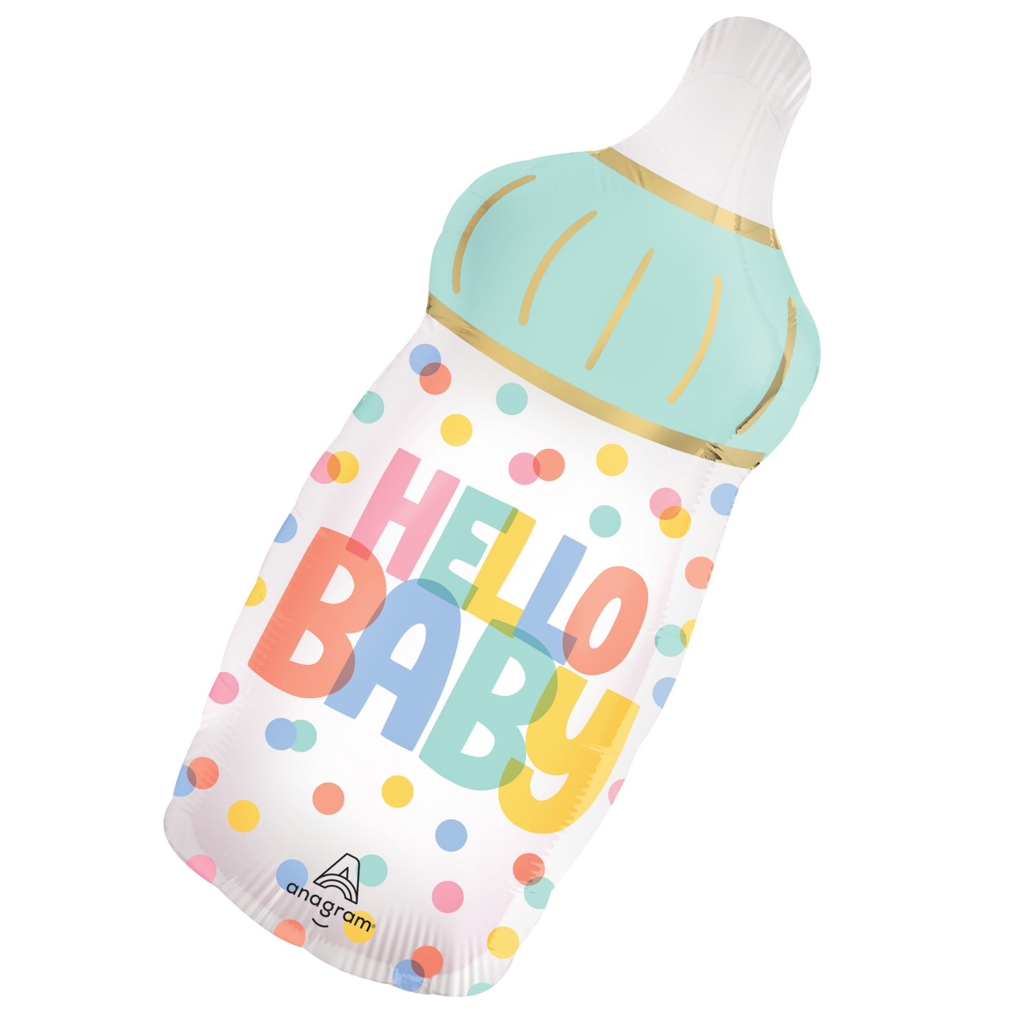 'HELLO BABY' BOTTLED SHAPED FOIL BALLOON