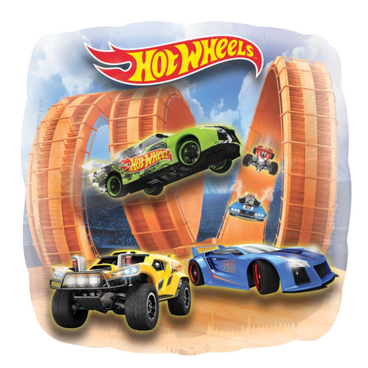 PANORAMIC HOT WHEELS RACER BALLOON