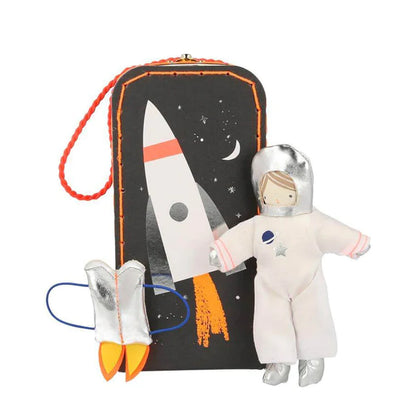 astronaut suitcase mini doll