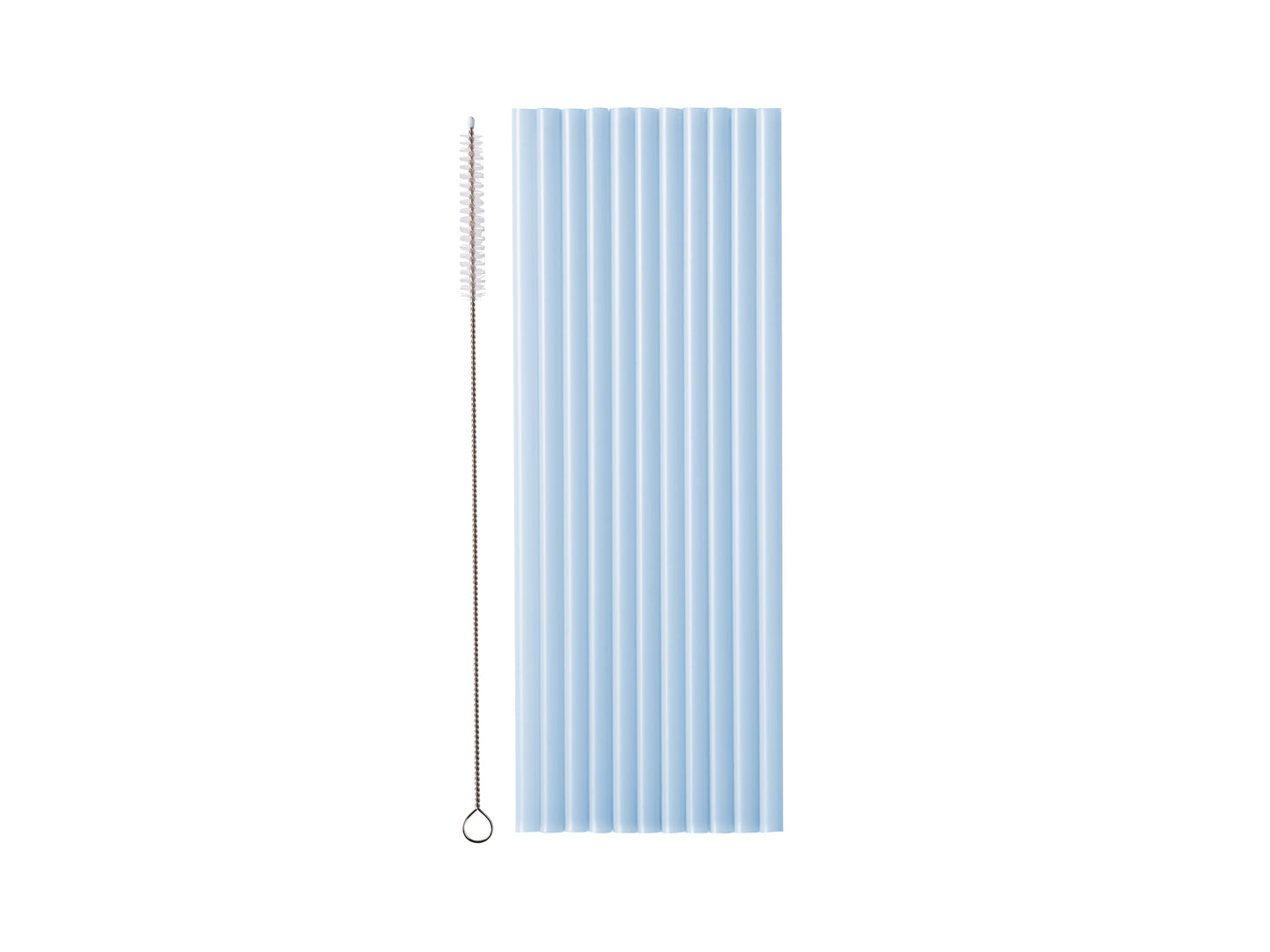 LIGHT BLUE REUSABLE STRAWS