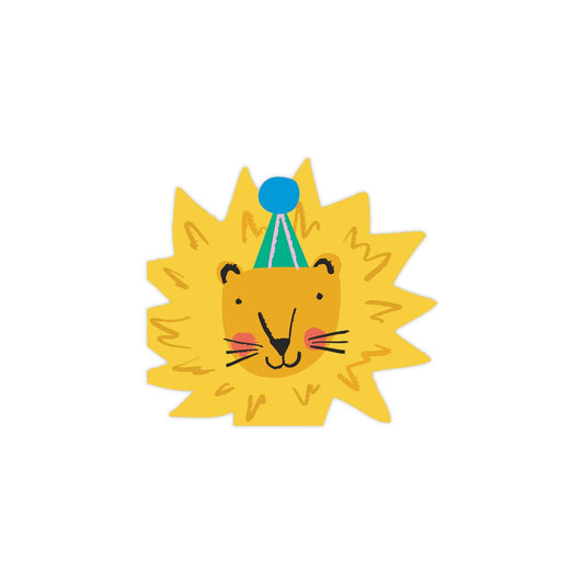 Lion-shaped cocktail napkin sold in Toronto at our party shop, perfect for themed birthdays. Fast shipping across Canada.