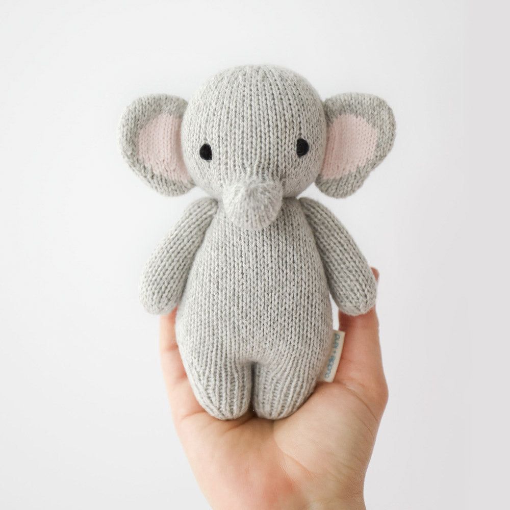baby elephant by cuddle + kind