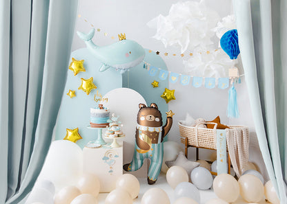 boy baby shower party decor