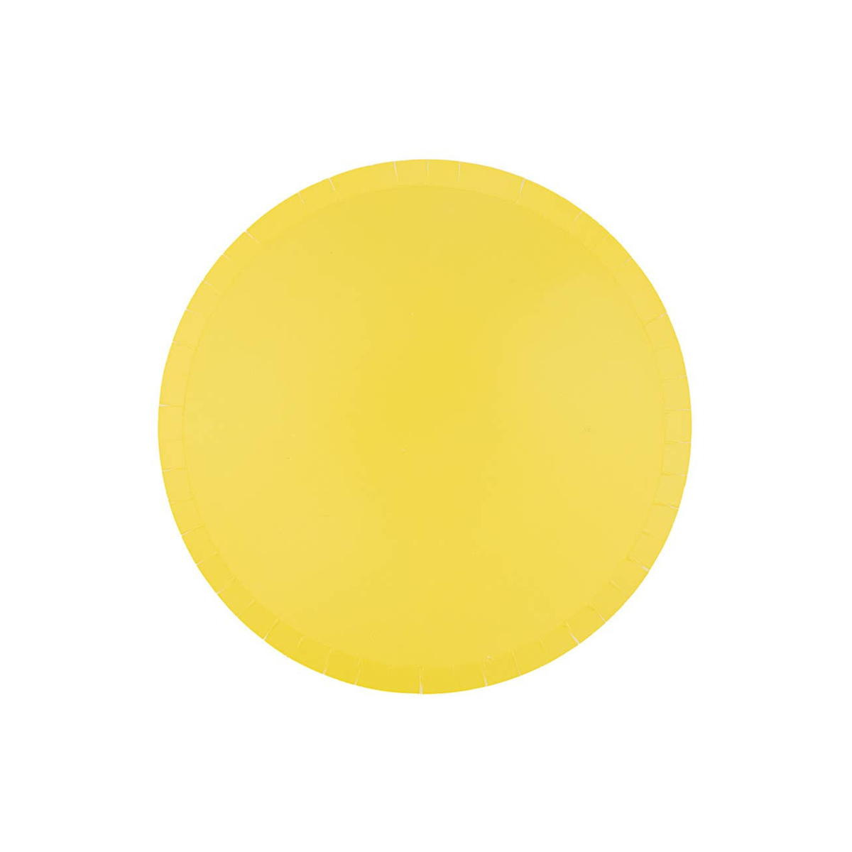 BANANA YELLOW DESSERT PLATES