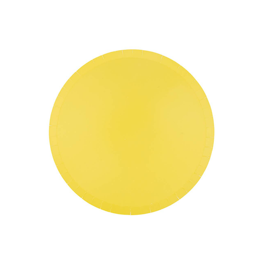 BANANA YELLOW DESSERT PLATES