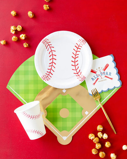 baseball all star cocktail napkins party inspo