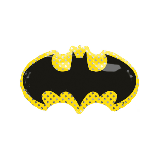 batman logo.- black and yellow metallic 