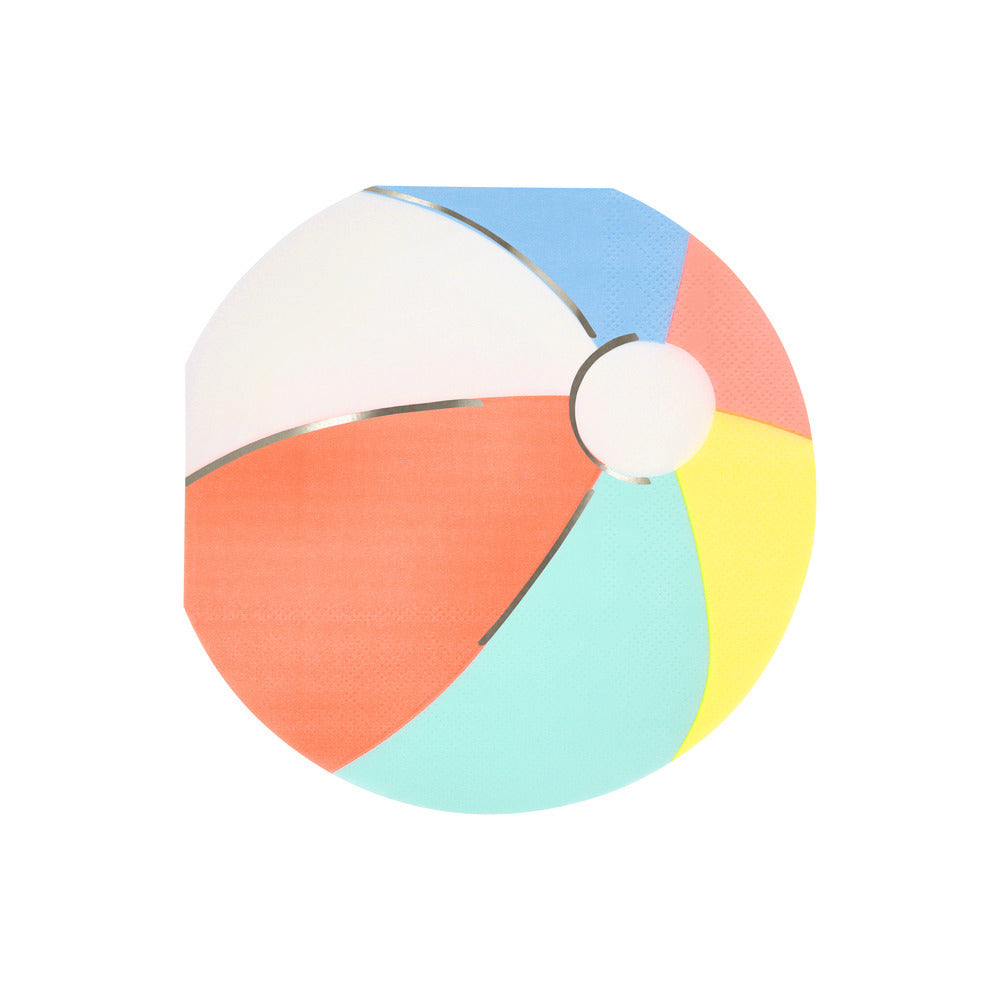 Beach ball shaped paper napkins by Meri Meri available at our Toronto party shop