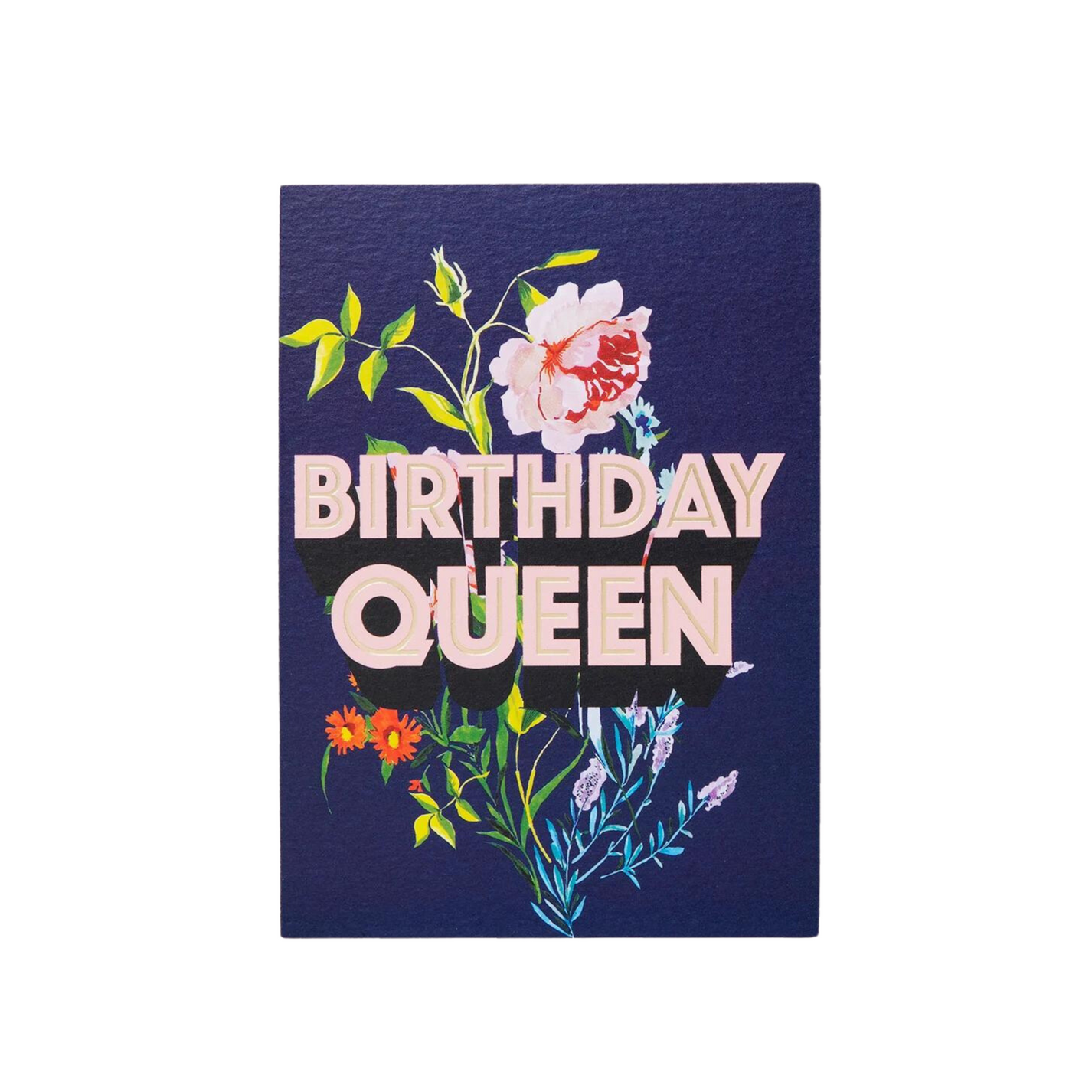 BIRTHDAY QUEEN GREETING CARD – CONFETTIMYPARTY