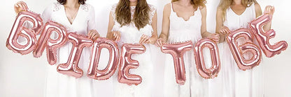 ROSE GOLD BRIDE-TO-BE BALLOON BANNER