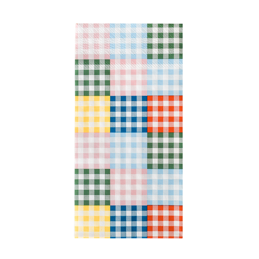 Camp explorer patchwork napkins. Pack of 24 dinner napkins. Sold at Confetti My Party in Toronto. Ships Canada wide and USA. 