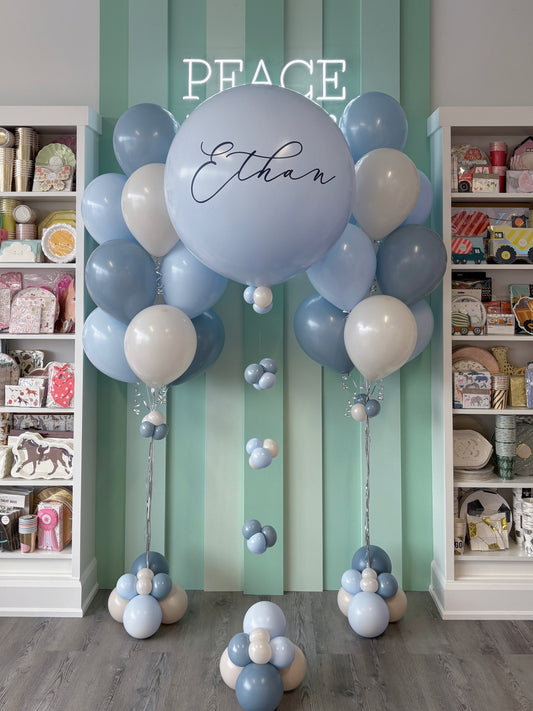 CLASSIC BLUE JUMBO BALLOON PACKAGE