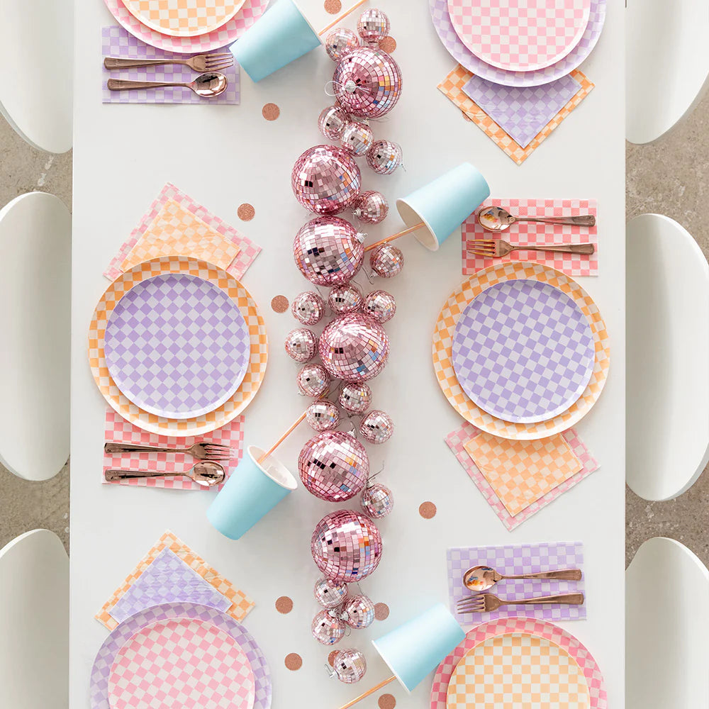 Check it! tickle me pink dessert plates by Jollity & co.