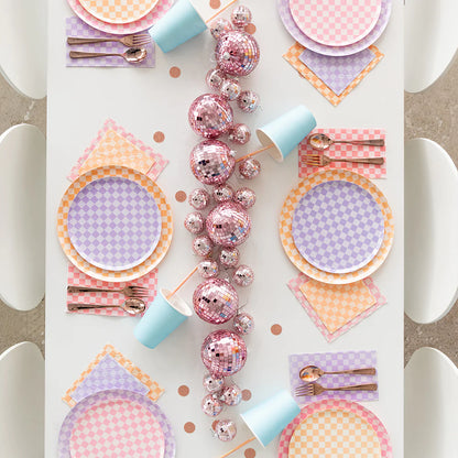 Check it! tickle me pink dessert plates by Jollity & co.