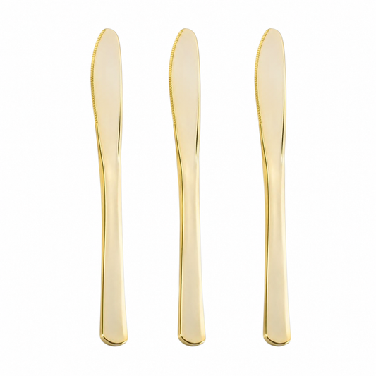 CLASSIC GOLD REUSABLE KNIVES | 20 PIECES