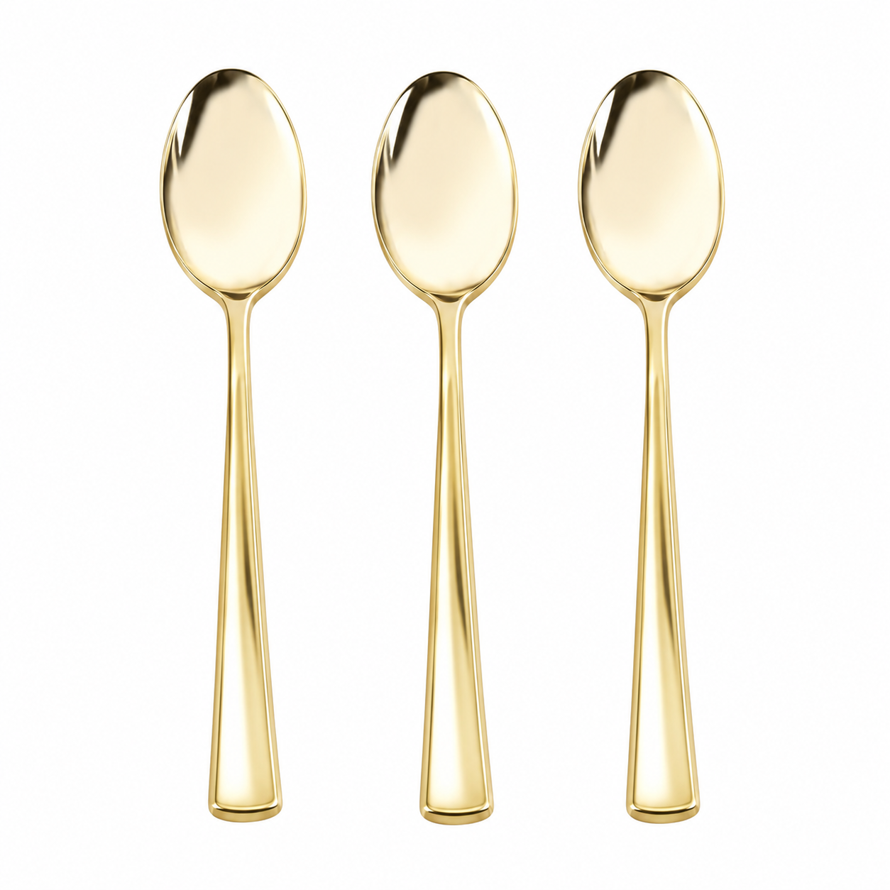 CLASSIC GOLD REUSABLE SPOONS | 20 PIECES