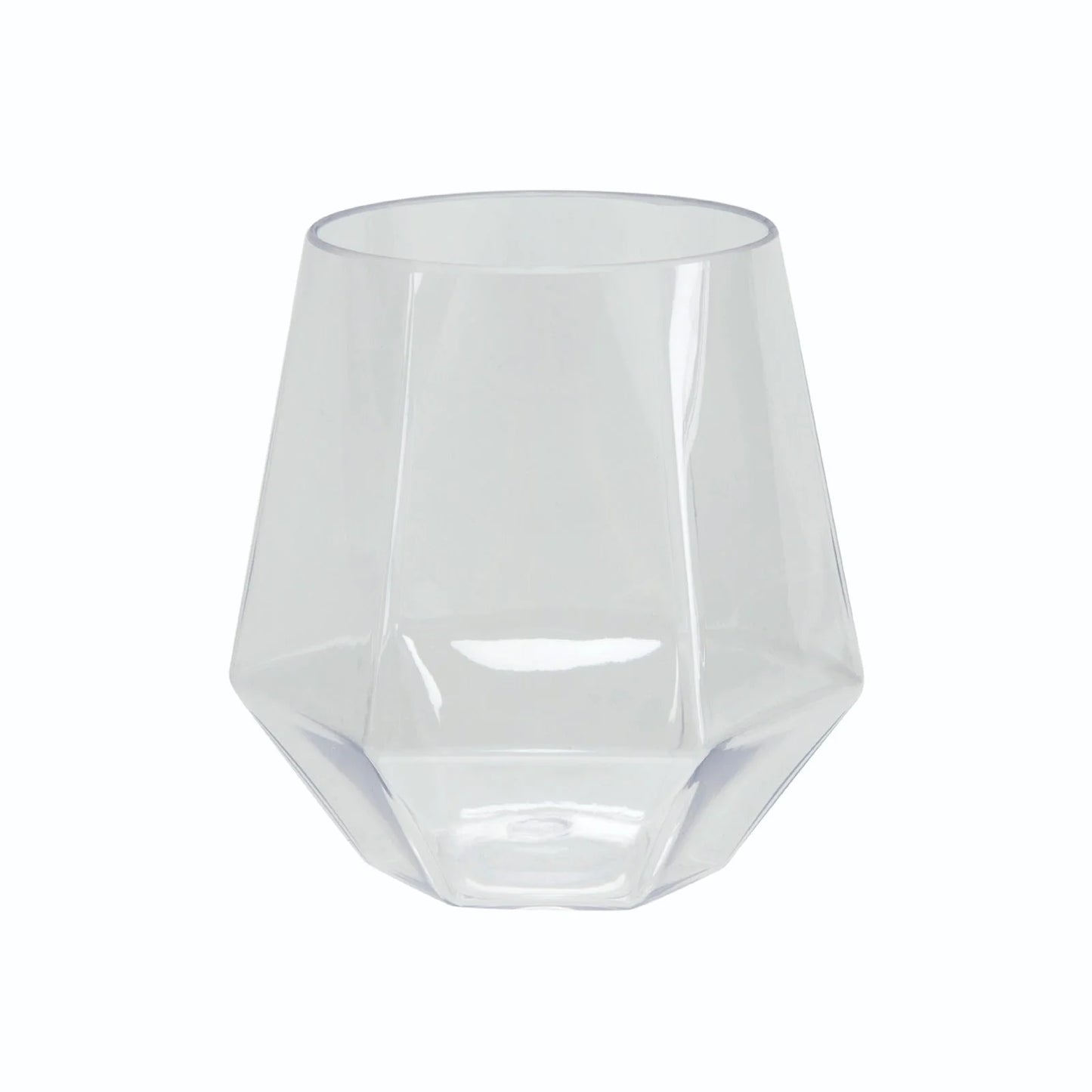 CLEAR STEMLESS WINE GOBLETS