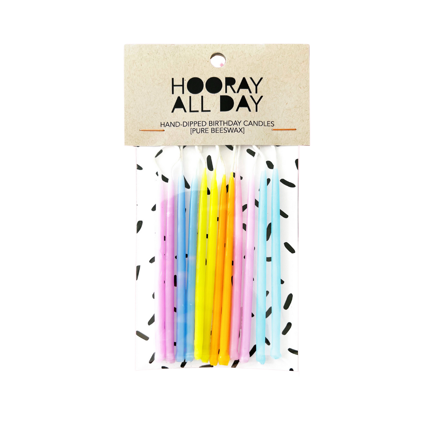PASTEL HAND-DIPPED BIRTHDAY CANDLES