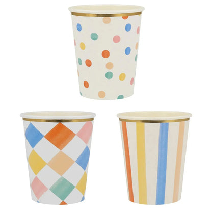 circus inspired cups