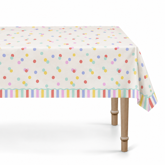 CONFETTI PAPER TABLECLOTH