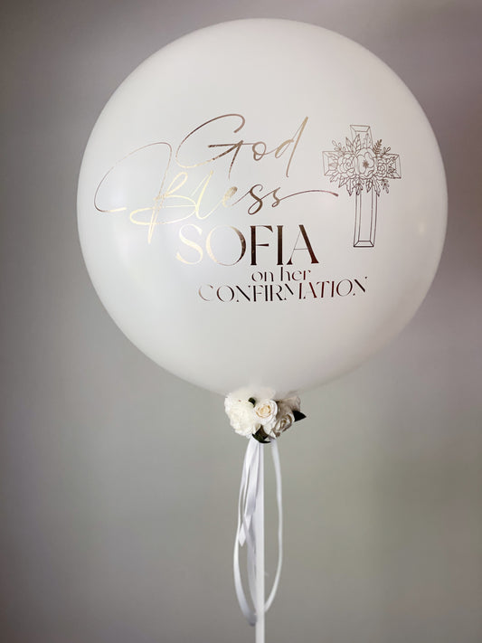 SACRAMENT JUMBO FLORAL BALLOON