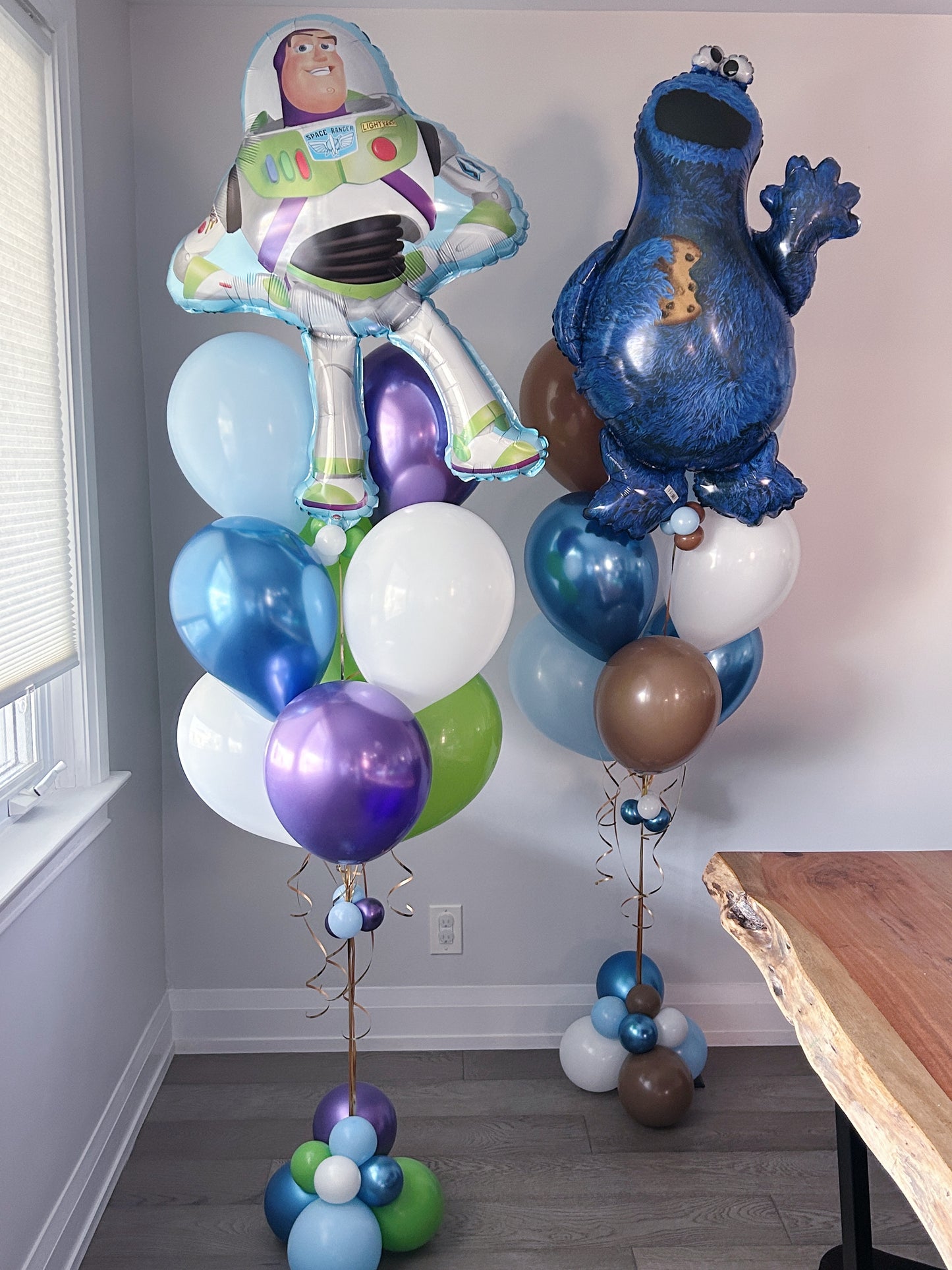 cookie monster balloon bundle toronto- confetti my party