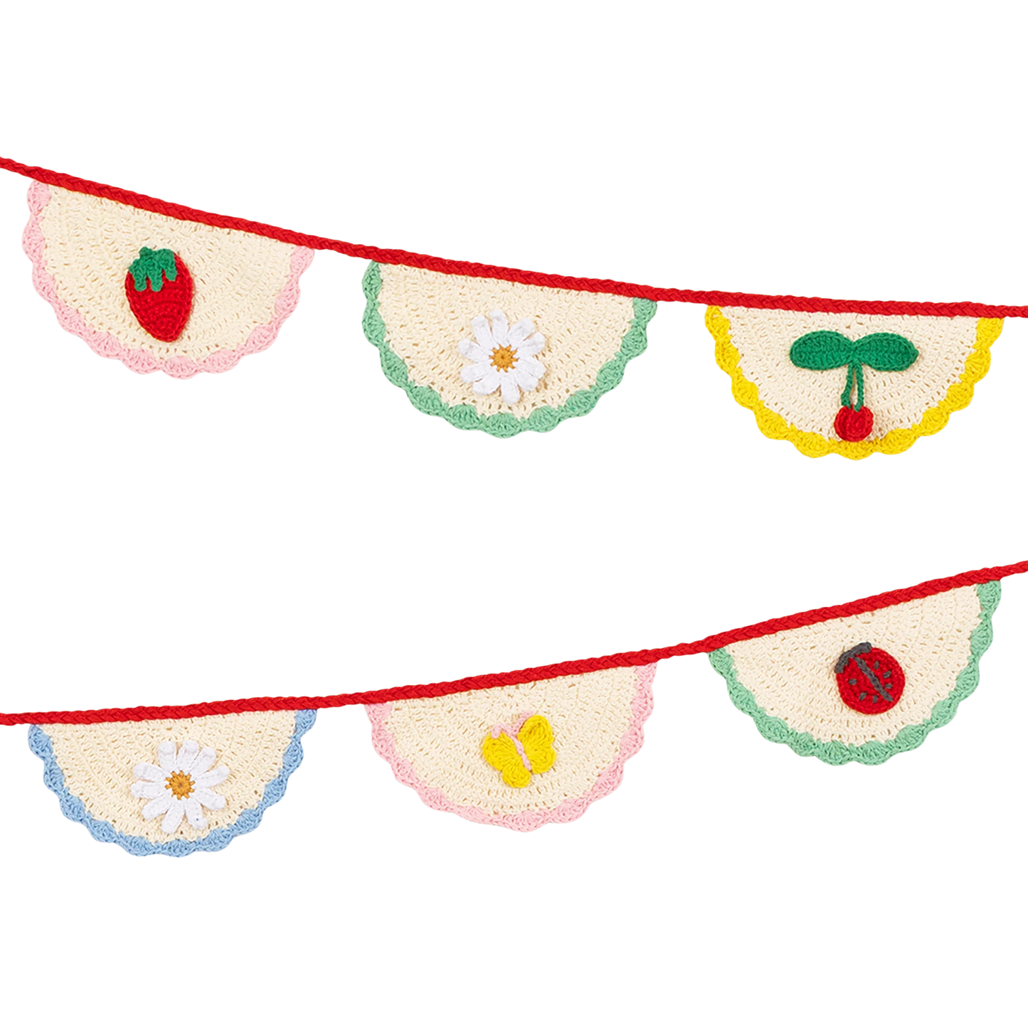 CROCHET SCALLOPED GARLAND BY MERI MERI