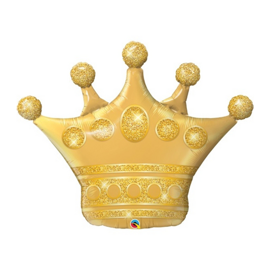 gold crown foil balloon 