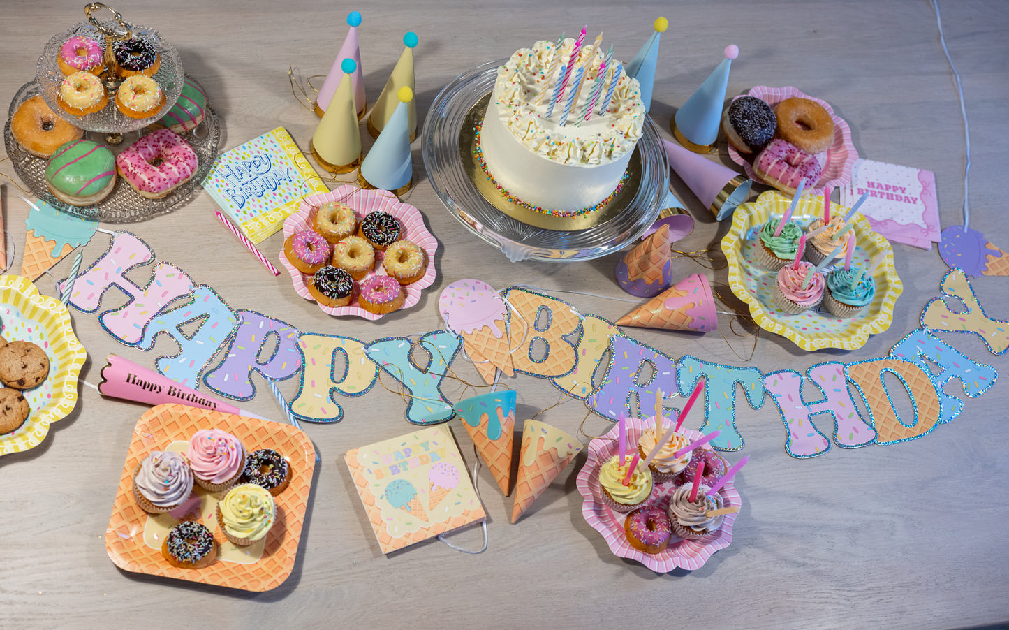 ICE CREAM PARTY HATS