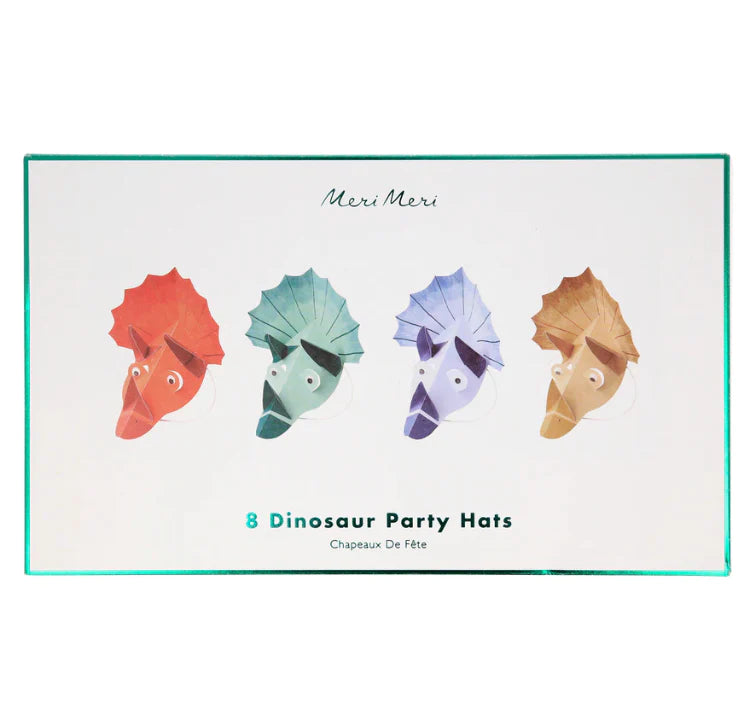 dinosaur kingdom party hats by meri meri