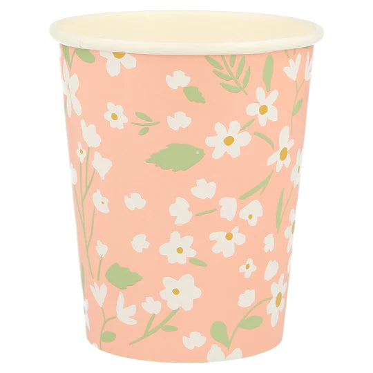 ditsy floral paper cups by meri meri