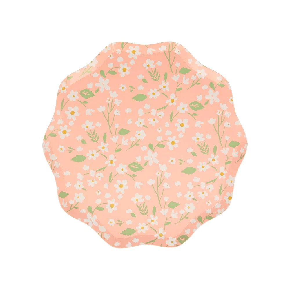 ditsy floral small paper plates by meri meri