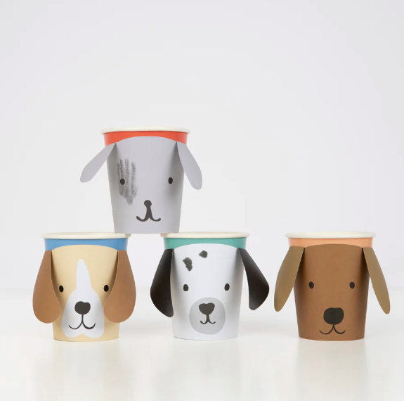 puppy cups by meri meri