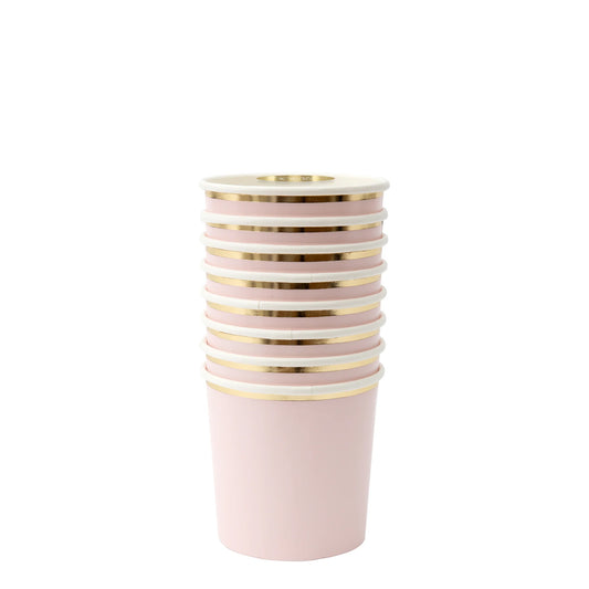 dusty pink cups by meri meri