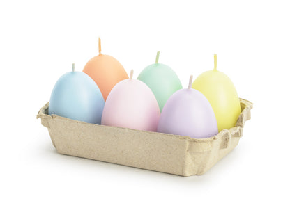 easter egg candles