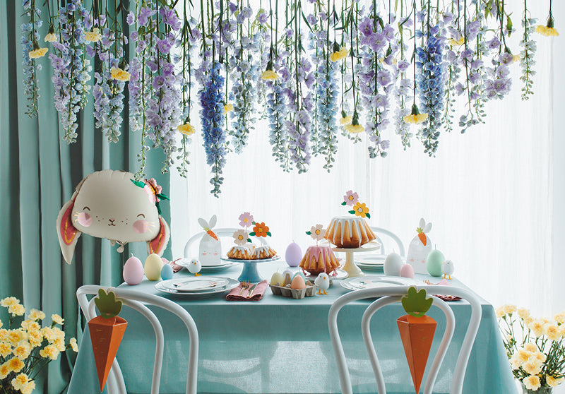 easter tablescape 