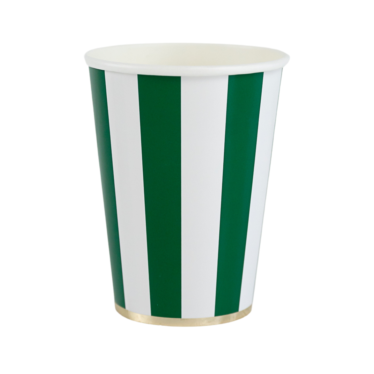 EMERALD CABANA STRIPE PARTY CUPS