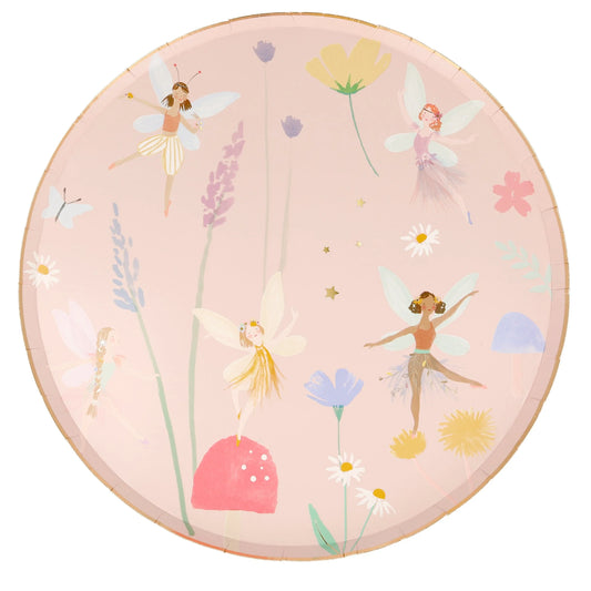 fairy large plates by meri meri