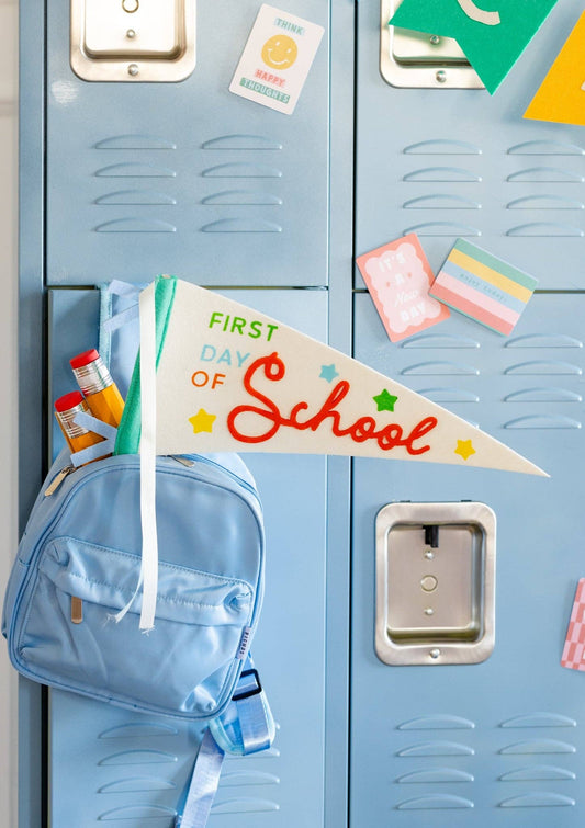 FIRST DAY OF SCHOOL FELT PENNANT