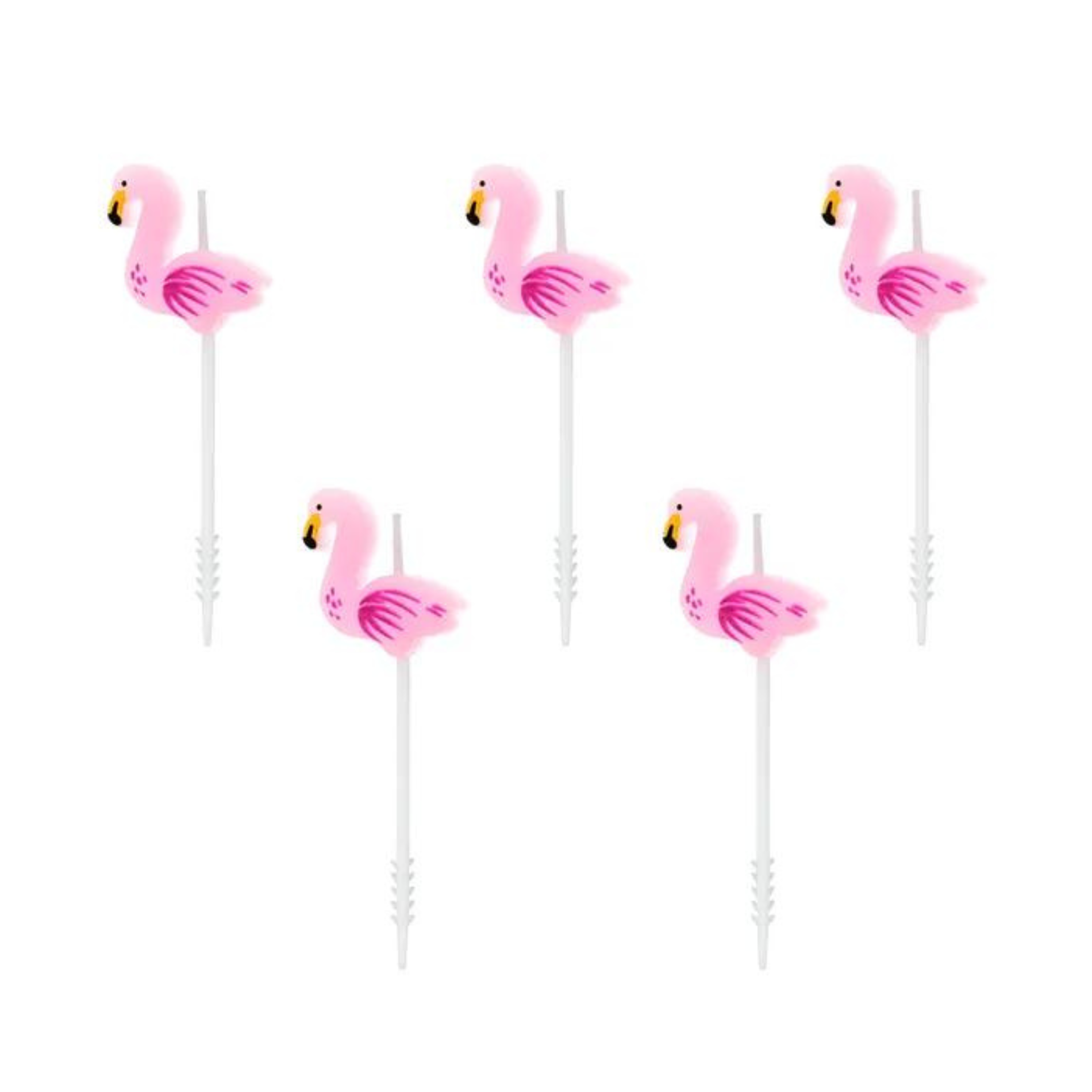flamingo shaped party candles